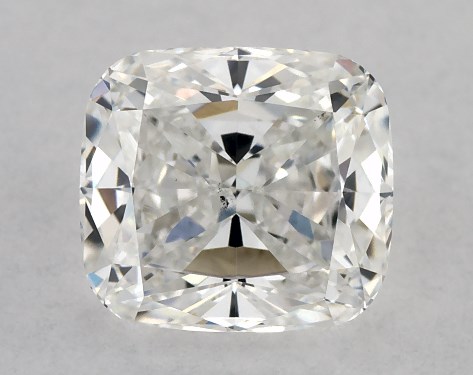 GIA 1.00 Carat F-SI1 Very Good Cut Cushion Modified Natural Diamond
